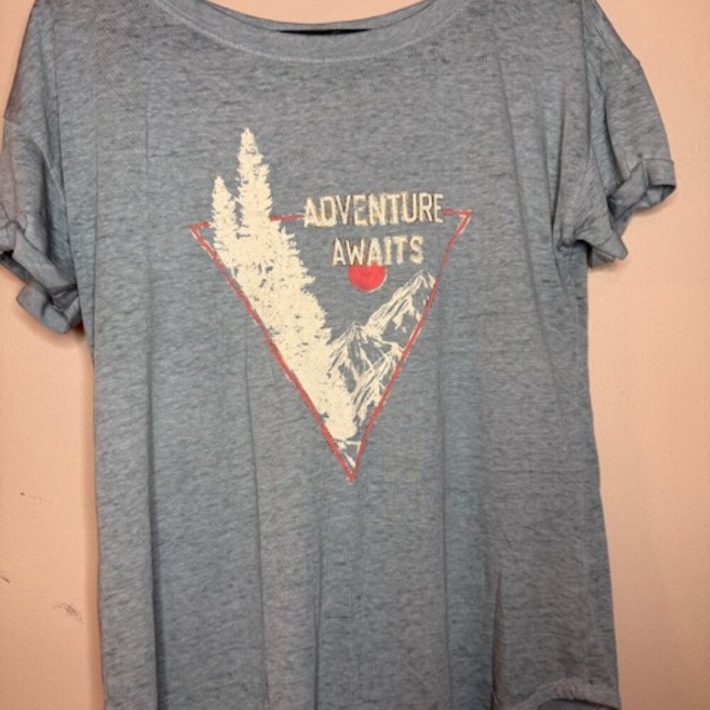 "Adventure Awaits" Short Sleeve Shirt
